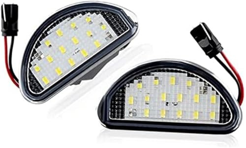 MKVAXR 1 coppia di luci targa SMD da 15 W for auto, for Toyota, Aygo MK I 2005-2014, accessori e ricambi for lampade di segnalazione bianche. Sostituzione della lampadina della targa