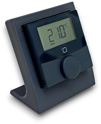 Halterung kompatibel mit Thermostaten von Homematic IP in Anthrazit Wand Halter Tisch Aufsteller Ständer