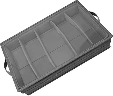 VERDANVERSE Scatola Portautensili Trasparente con Maniglie Organizer per Multifunzionale in PP Custodia per Utensili per Pranzi Formali e Informali