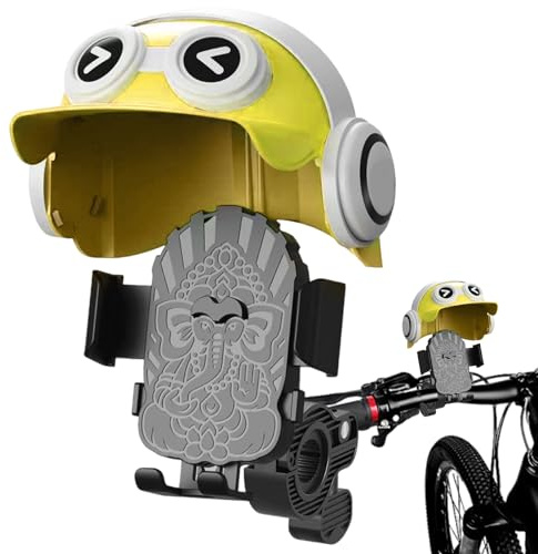 Soporte de teléfono para bicicleta genérico para teléfono con casco – Accesorios para ciclismo, navegación, videollamadas Streaming Live GPS