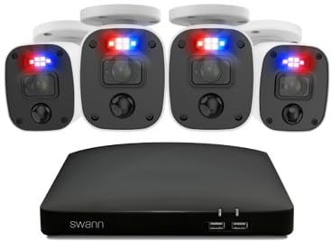 Swann Home Wired 2K DVR Security System - 4 Camera Kit