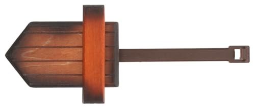 Cabilock Pendelteil für Wanduhr und Kuckucksuhr, Braun, Einfache Montage | Holz und Abs, Glatte Oberfläche ohne Grate, Selbstgemacht Uhrreparatur, Vielseitig Kompatibel