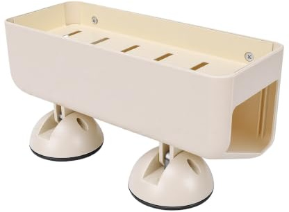 Domary Soporte de Esponja de Succión para Fregadero Cocina con Escurridor Acero Inoxidable, Escurridor Paños sin Taladro para Organizador Mostrador