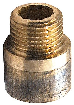 10 HAHNVERLAENGERUNG ROTGUSS 1/2X20MM