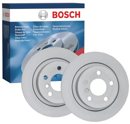 Bosch BD2413 Discos de freno, certificación ECE-R90, 1 juego de 2 discos