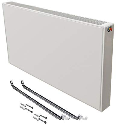 Buderus Logatrend Ventil-Flachheizkörper VC-Plan Typ 22 BH 500 vers. Längen + Halter (BL: 1200 mm)