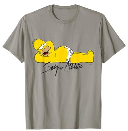 Los Simpsons Homer Sexy Cheeky Sofá Papa Descansando Camiseta