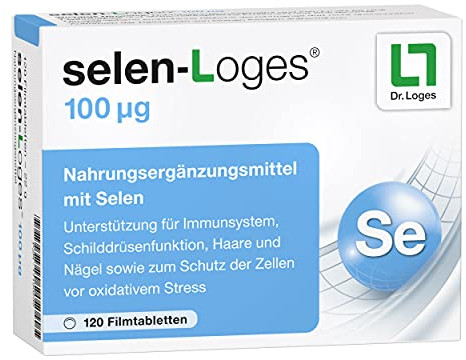 selen-Loges® 100 µg - 120 Filmtabletten -Nahrungsergänzungsmittel mit Selen