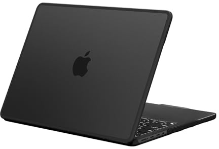 BlueSwan für MacBook Pro 14 Zoll Hülle M5 M4 M3 M2 M1 Bruchfest Mattschwarz | TPU Rahmen,Hartschalen Schutzhülle Kompatibel mit Mac Book Pro 14 Pro/Max 2026-2021,Kratzfestes,Anti-Fingerabdruck Cover