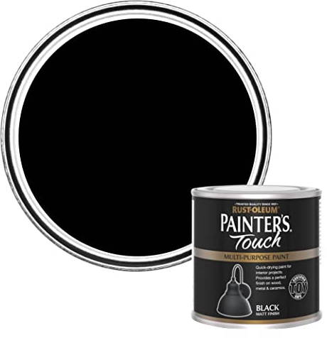 Rust-Oleum Painter's Touch Matt Black 250ml, (AMZ0136)