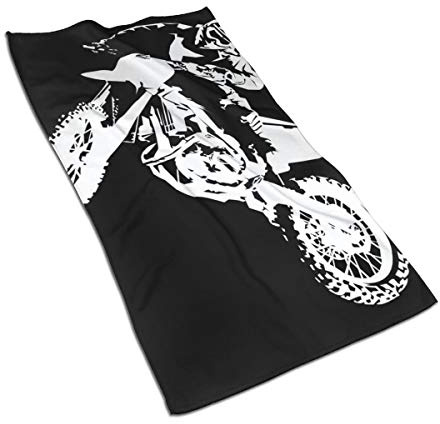 BEntLi Handtücher, Motocross-Badetuch, Mikrofaser, weiche Gesichtshandtücher, 40 x 70 cm, für Badezimmer, Fitnessstudio