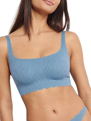 Sloggi Zero Feel Bliss Top Undertröja för kvinnor, Azura Blue, XS