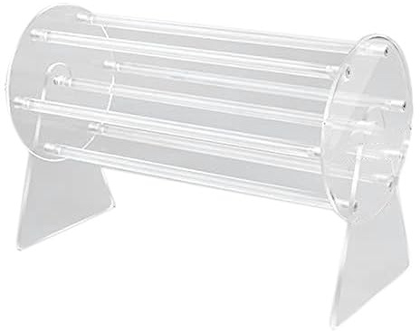 Grendly Acryl-Krallen-Organizer, 360 Grad drehbarer Klauen-Clip-Halter und Aufbewahrung, Haarspangen-Organizer für Damen