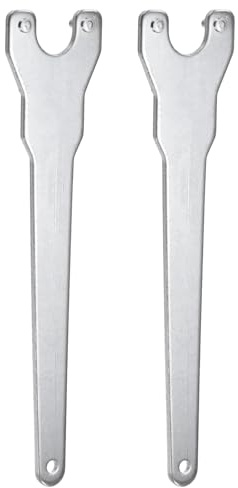 sourcing map 2pcs Rotary Tool Wrench 30mm Center 3.5mm Thickness Metal Lock Nut Replacement Wrenches Spanner