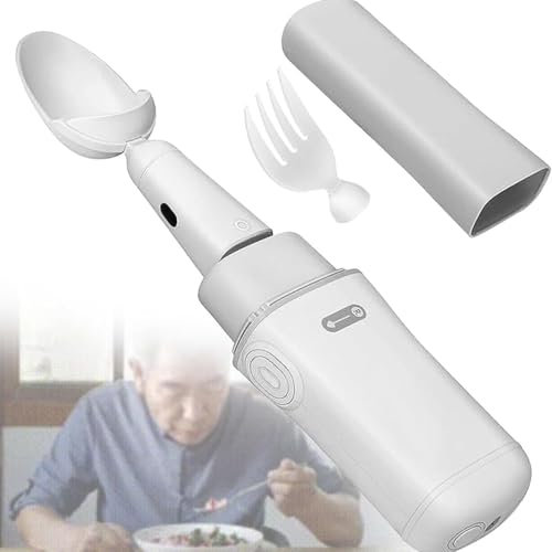 Cuillère et Fourchette Fixes avec Auto-stabilisation Intelligente, ustensile adaptatif for la visualisation des tremblements Essentiels et de la maladie de Parkinson, Enregistrement des tremblements,