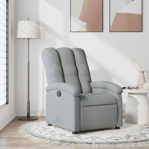 Xichuzi Relaxsessel Hellgrau Stoff, Relaxsessel, Fernsehsessel, Kinosessel, Gaming Couch - 371727