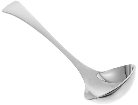 GLEAVI 2piezas Cucharón Inoxidable Para Servir Sopa y Salsa Mango Para Cocina De Restaurante