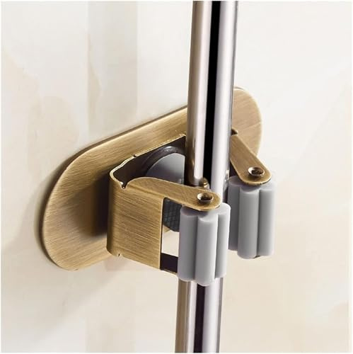 Soporte para trapeador y Escoba, Soporte para trapeador y Escoba, Gancho para trapeador de Acero Inoxidable, Soporte para Escoba para Colgar el trapeador, Ganch