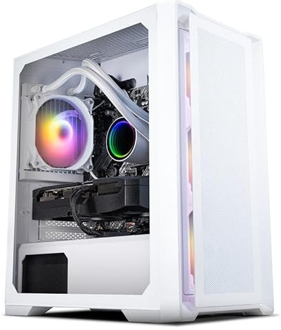 SCAN Medius Liquid Cooled Gaming PC | RTX 5060 Ti 16GB | Ryzen 7 8700F 8-Core | 32GB DDR5 RAM | 1TB M.2 SSD | Dynamic RGB Lighting | WiFi | Streaming Ready | Windows 11