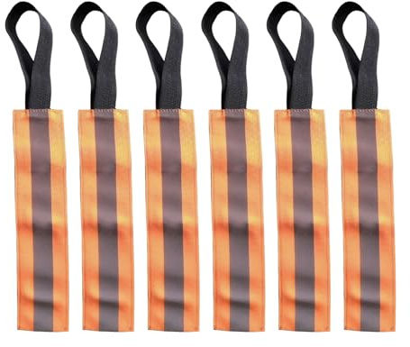 Pabellón de seguridad – Banderas de seguridad para camiones – 6 piezas accesorios reflectantes en correa para bicicleta moto kayak Quad Remolque y mejora la visibilidad al aire libre
