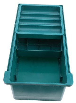 Housoutil Organizer da Tavolo con 3 Cassetti sotto Scrivania in ABS, Grande capacità, Resistente e Scorrevole per Accessori da Cucito e Utensili da Ufficio