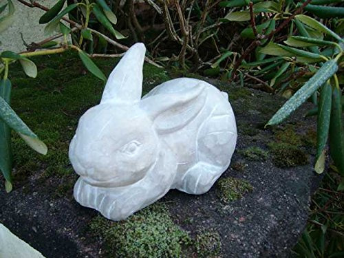 Hase Skulptur Dekoobjekt Deko-Hase Statue Zement grau 20 cm