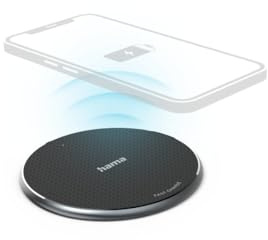 Hama Kabelloses Ladegerät, 10 W, Schwarz