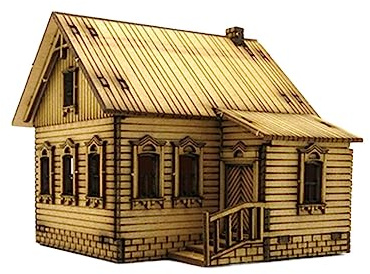 rockible 1/72 Kits de construction de maquettes de maison Scène d'architecture Scène d'architecture pour table de sable, Style un
