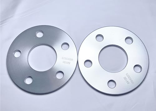 Elargisseur de Voie pour Les Modèles De Voiture De La Série 2 Pièces 6mm Entretoises De Roue Adaptateurs PCD 5x112 Adaptés De Voiture Cales Plaque(PCD 5x112 CB 57.1mm)