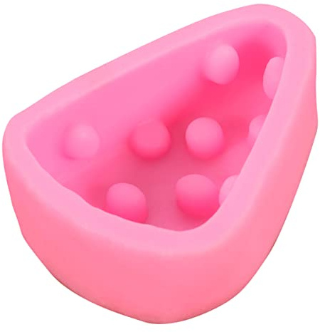 Triangle Cheese Shape Mould Hand Pie Molds for Baking Flexible Silicone Fondant Mold Safe for Boys and Girls for Cake Decorations
