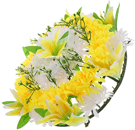 Alipis Funebre Artificiali Decorazione Cimitero Per Commemorazioni Wreath Sacrificale Per Attività Colori e Compatte