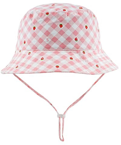 KeepSa Algodón Sombrero de Sol Bebé Niña Niño Verano Ajustable Pescador Gorra Protección de Sol Anti UV UPF 50+ para Exteriores Natación Playa Piscina