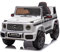 FINOOS Mercedes G63 AMG XL Elektroauto für Kinder,24V, 4x4 elektrische Kinder elektroauto mit Fernbedienung, Ledersitz, Gummi-Reifen (Eva), 2 + 1 Geschwindigkeitsstufen, Hupe, LED, Musik (Weiß)