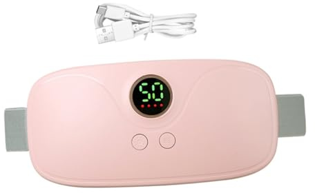 ORFOFE Cinturón Calentador Para Mujeres Cinturón Uterino Calor Almohadilla Térmica Portátil Para Cólicos Menstruales Masaje Abdominal Calor Para Aliviar Cólicos Menstruales