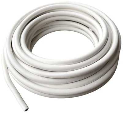 50m Schlauchleitung Gerätekabel H05VV-F 3G1,5 mm² weiß, rund. Weitere Längen wählbar.