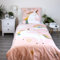 Theonoi Set di 2 biancheria da letto per bambini, copripiumino reversibile, 135 x 200 cm, 80 x 80 cm, in cotone, conforme allo standard Öko-Tex (unicorn)