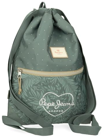 Pepe Jeans Coralie mochila, Verde, 35x46 cms