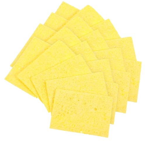 LIGIGWASH 100pièces Nettoyage Éponge Pour Pointes De Fer à Souder Éponge Résistante Aux Hautes Températures Pour Élimination Des Résidus De Soudure