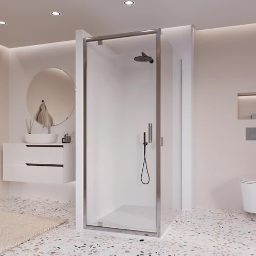 OLIMPO DOCCE - Box doccia 2 lati porta battente trasparente h195 Adele - 80x100