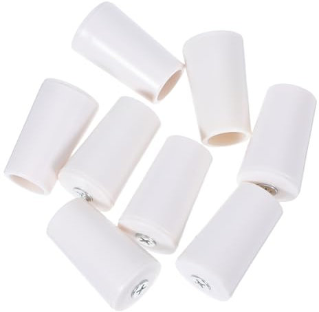 ULTECHNOVO 8pezzi Blocchi Per Tapparelle Avvolgibili Supporti Per Tende Fermatende in Plastica Accessori Per Tende Di Ricambio Per Fissaggio Vite Vestibilità Precisa Applicazioni Per e Negozi