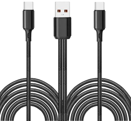 UCEC 2M USB Cable A to C, Dual USB C Cable Charging Splitter 1 to 2 | USB A to USB C, Dual Head Type C Multi Charging Splitter