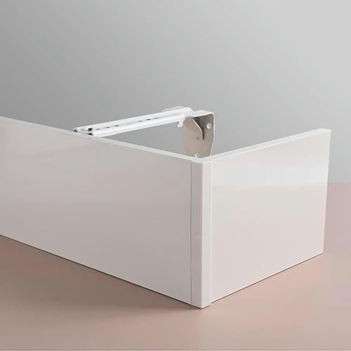 Blackout Curtain Valance Box - 1m Ceiling Mount Aluminum Alloy Decorative Frame for Roller Blinds, No Tracks, Stylish Pelmet Panel for Home & Office Decor