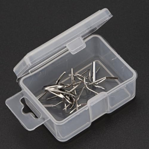 Yhenlovtt Juego de guías para caña de pescar con mosca con anillos de acero inoxidable y gancho para reparación y construcción de caña, kit de 11 piezas