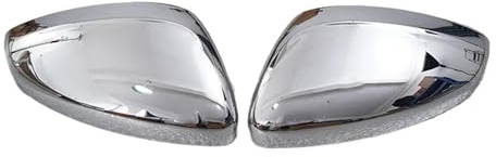Backspegel Biltillbehör Dörrsidovinge Backspegelkåpa Lockkåpa 1607513080 För Citroen C3 2016 2017 2018 2019 2020 Skalbeklädnad(1 Pair)