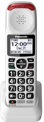 Panasonic Cordless Phone Handset Accessory Compatible with KX-TGM420W Series Cordless Phone Systems - KX-TGMA44W (White)