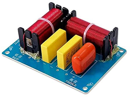 WEAH-228 diviseur de fréquence de Haut-Parleur Audio 2 Voies 180W Carte de Module de Filtre croisé Audio HiFi pour Haut-Parleur Bricolage Basses aiguës