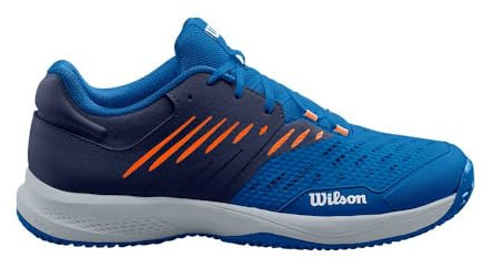 Wilson Kaos Comp 3 tennissko för män, klassisk blå/Peacoat/Orange Tiger, 43 1/3 EU