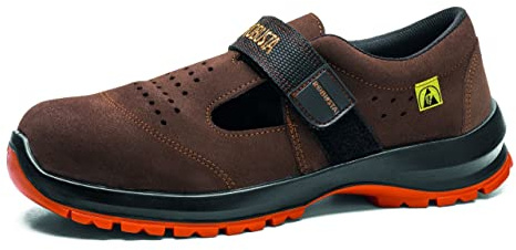 ROBUSTA Calzado Seguridad, Sandalo ESD S1+SRC NO Metal 35/48 Unisex Adulto