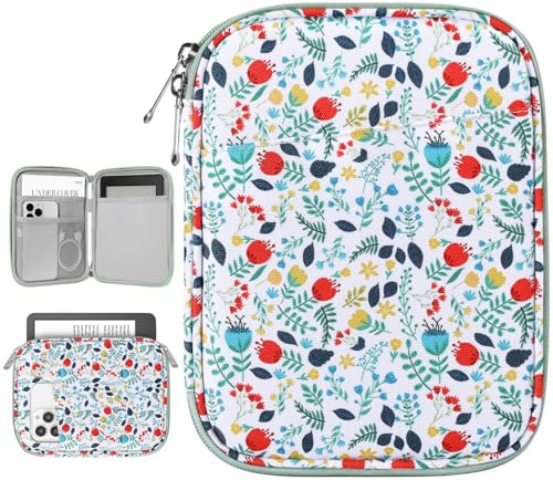Vinabilia 6-7 Zoll Sleeve Tasche Hülle für 7 Der Neue Kindle Paperwhite und Kindle Colorsoft Signature Edition, 6 Kindle 11. Gen, 6,8 Kindle Paperwhite, Kindle Oasis E-Reader,Frühling Blume