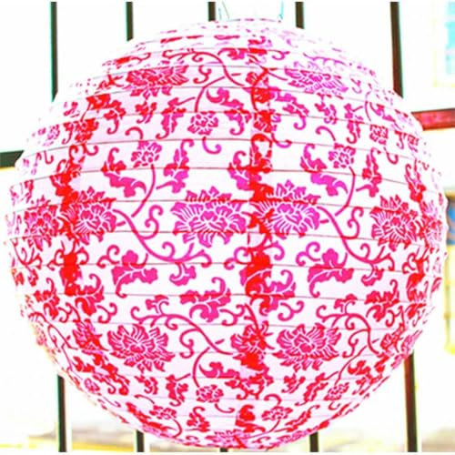 LIUXIN China Papierlaterne Festivalbedarf Geburtstag Hochzeitsfeier Dekoration Dekor Geschenk Handwerk DIY Lampion Laterne weiß blau rosa